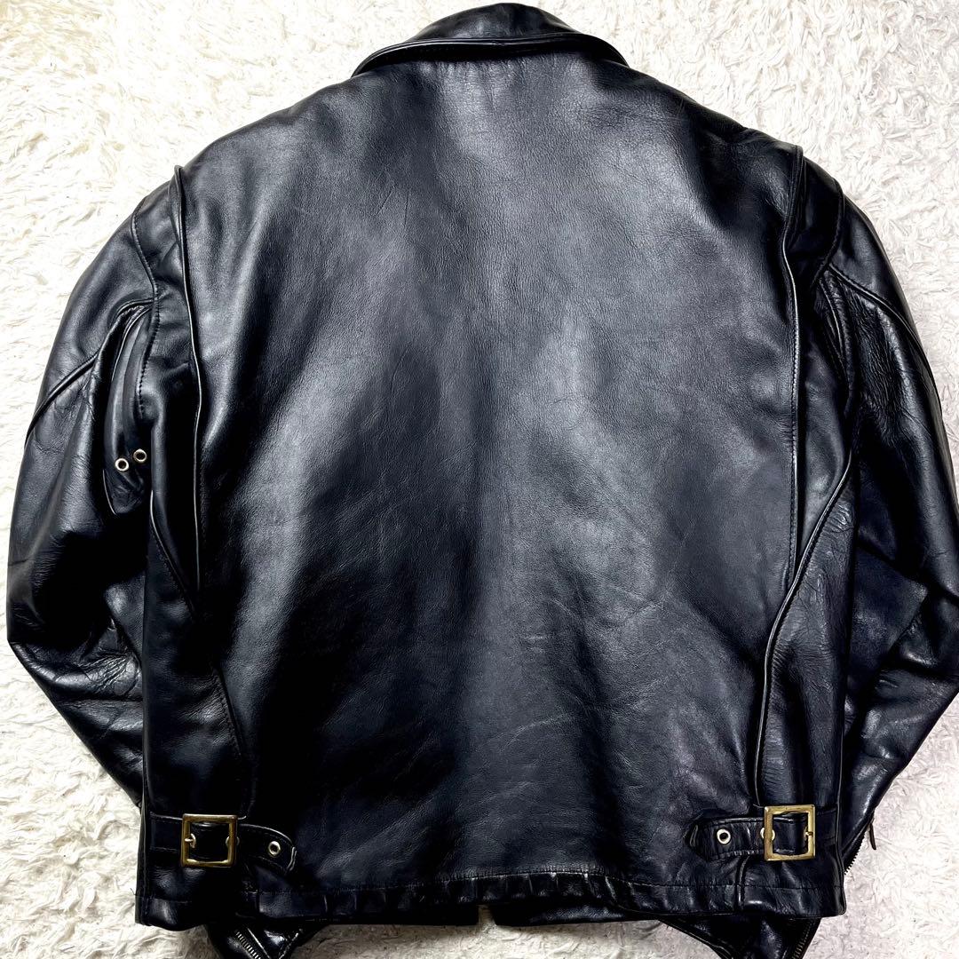 極美品/42インチ/2way✨ショット シングルライダース トラッカージャケット