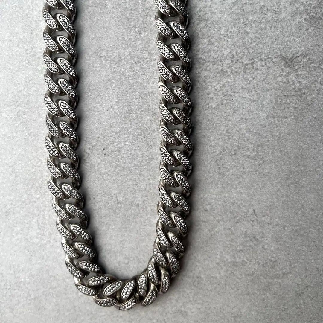 は*き様 AVALANCHE シルバー925 マイアミチェーン ネックレス 喜平