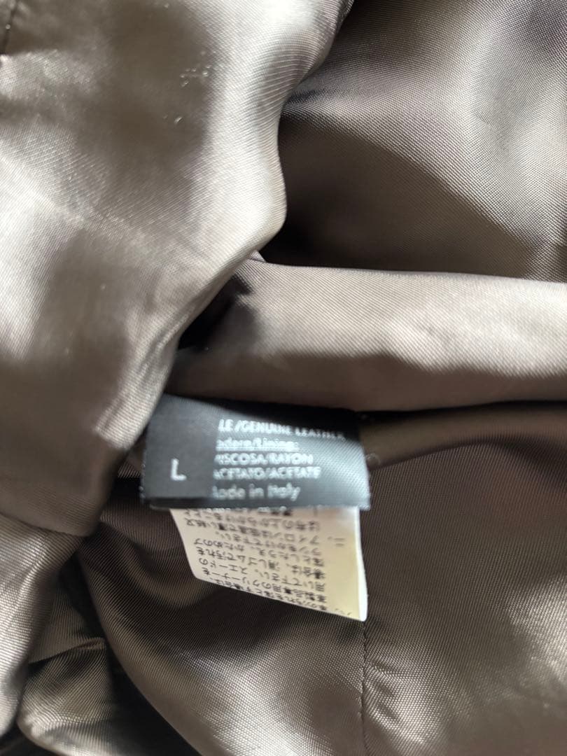 定価約35万円⭐︎ニールバレット⭐︎レザー⭐︎ブルゾン⭐︎グレーベージュ⭐︎ライダース