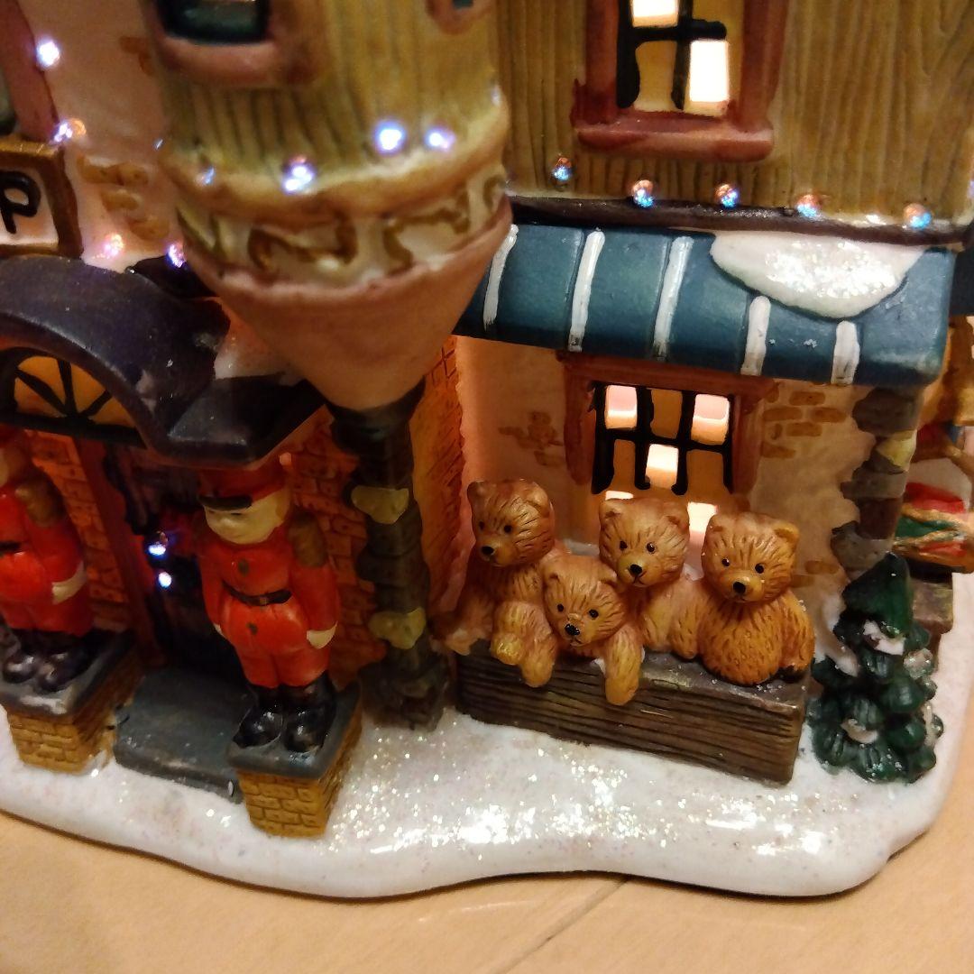 TOY SHOP クリスマス　置物　イルミネーション　ファイバーハウス