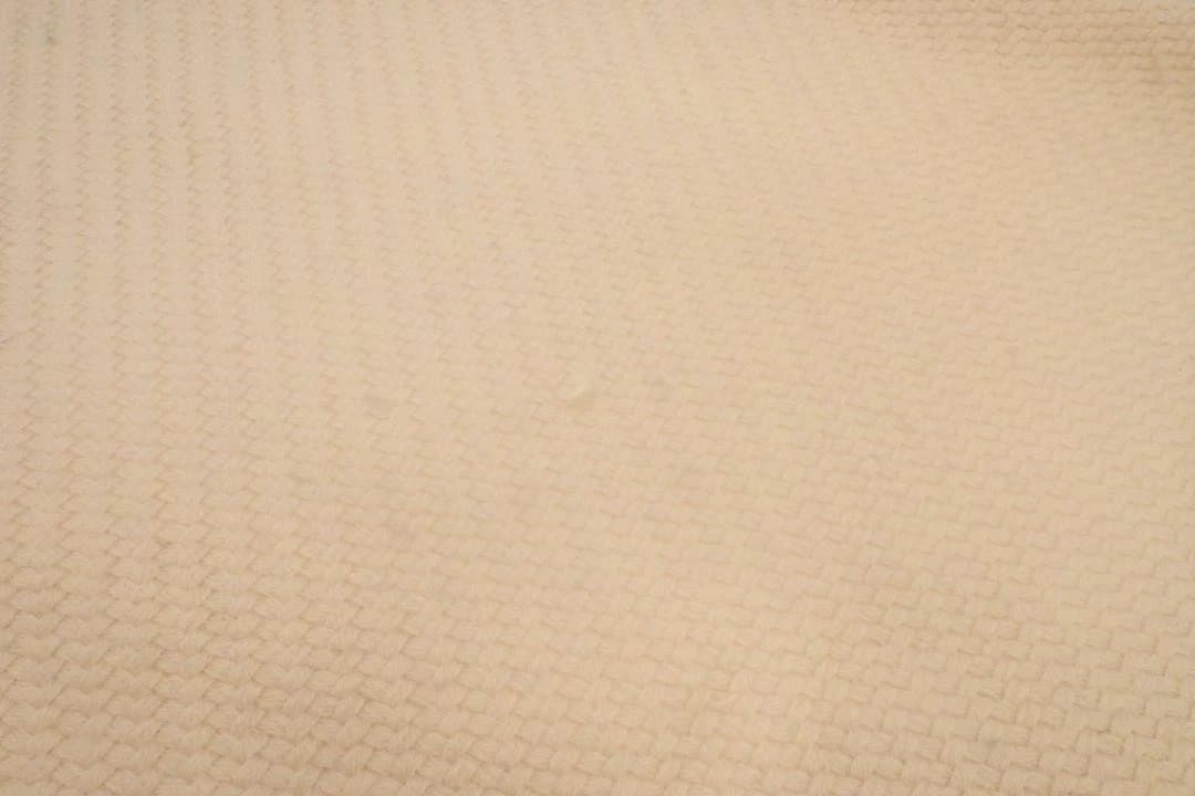 【美品】Hermès　エルメス　クリーム色　フリンジ付き毛布　ブランケット