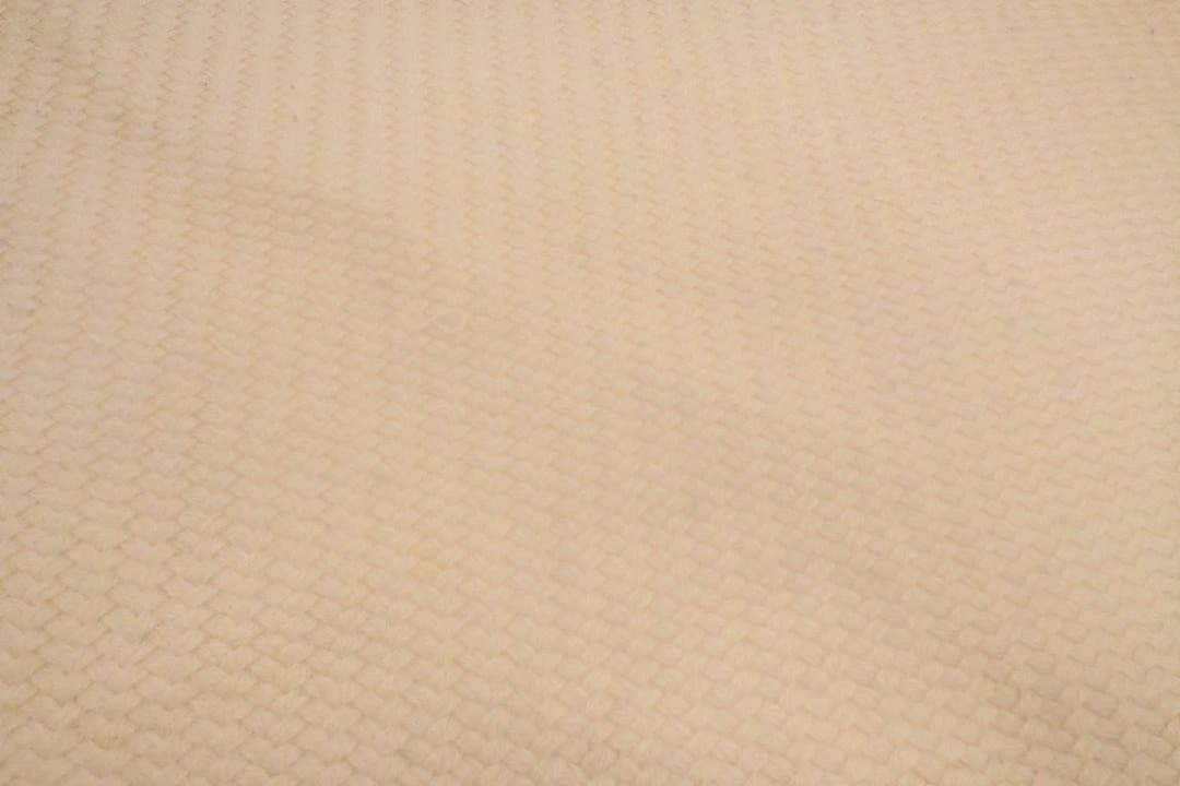 【美品】Hermès　エルメス　クリーム色　フリンジ付き毛布　ブランケット