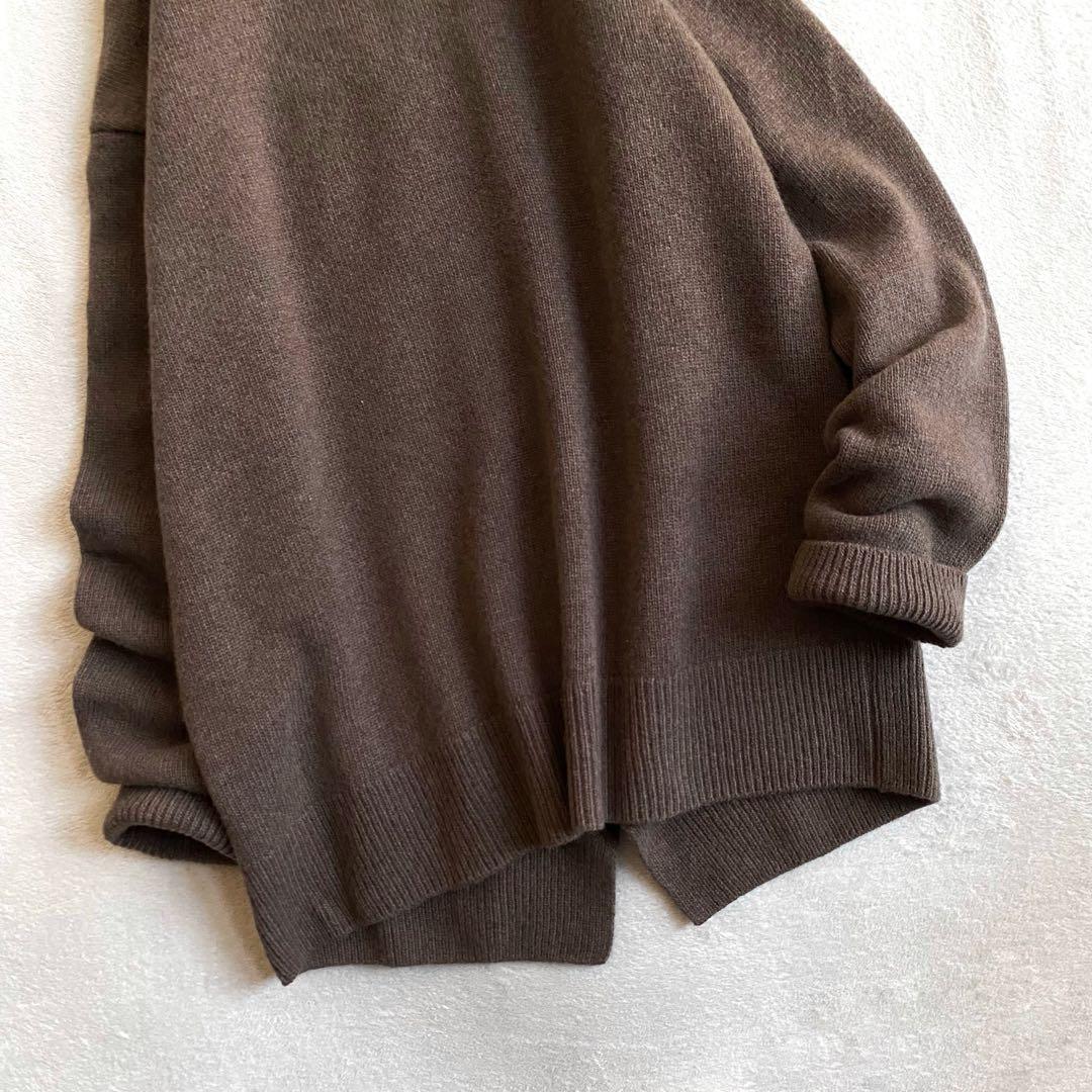 【ほぼ未使用✨】Deuxieme Classe JADEタートルニット　チョコ