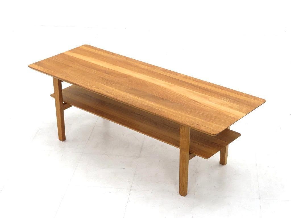 展示品　karf カーフ　オーク材　コーヒーテーブル　センターテーブル　北欧