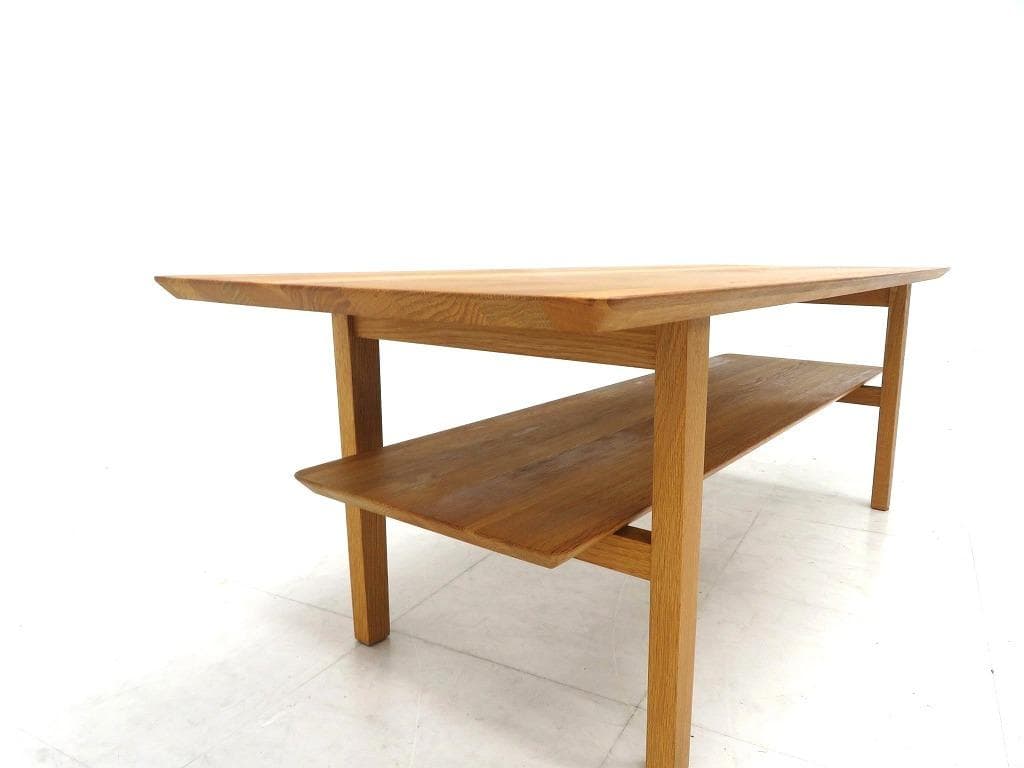 展示品　karf カーフ　オーク材　コーヒーテーブル　センターテーブル　北欧