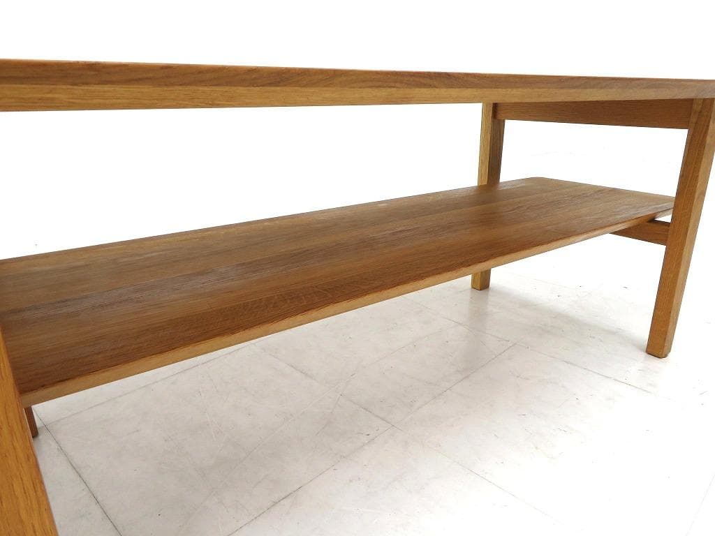 展示品　karf カーフ　オーク材　コーヒーテーブル　センターテーブル　北欧