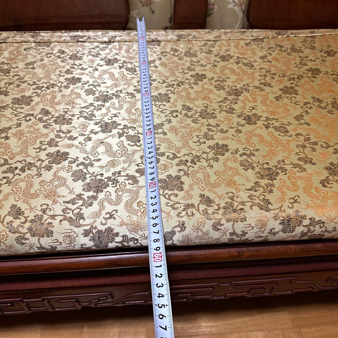 最終価格　骨董品　螺鈿　ベンチチェア　長椅子