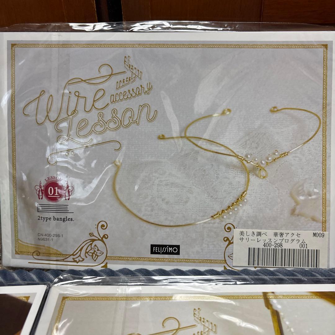 フェリシモ　美しき調べ　華奢アクセサリーレッスンプログラム1〜12