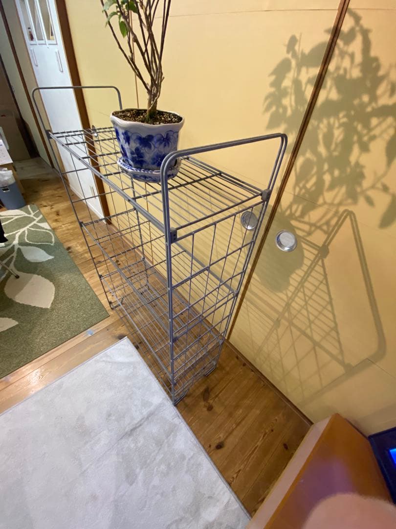 2/10値下げ　無印良品　溶融亜鉛シェルフ 4段組立式ガーデニング　屋外