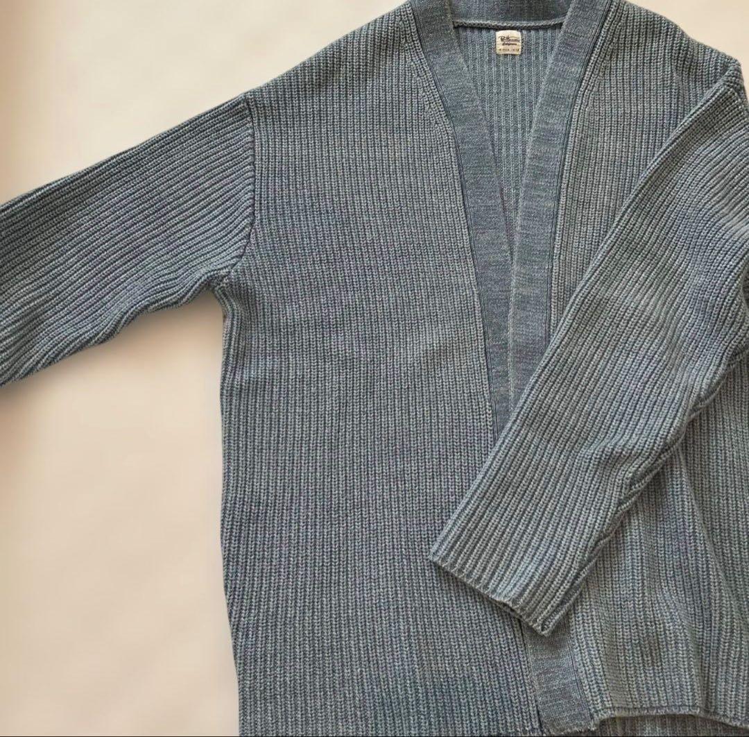 ロンハーマン コットン　カーディガン　ブルー　Ｍ