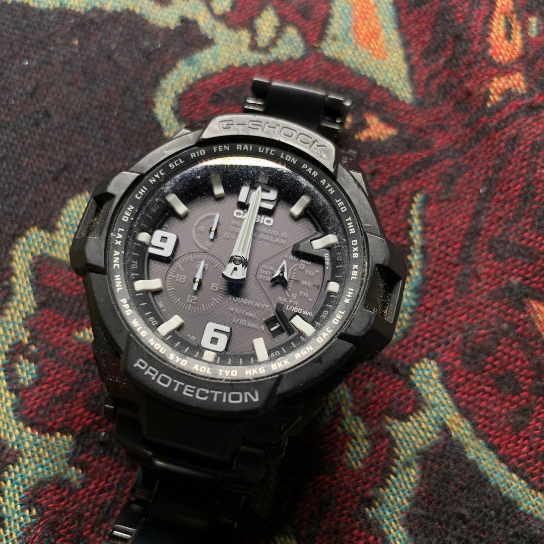 CASIO カシオ G-SHOCK スカイコックピット 電波ソーラー腕時計