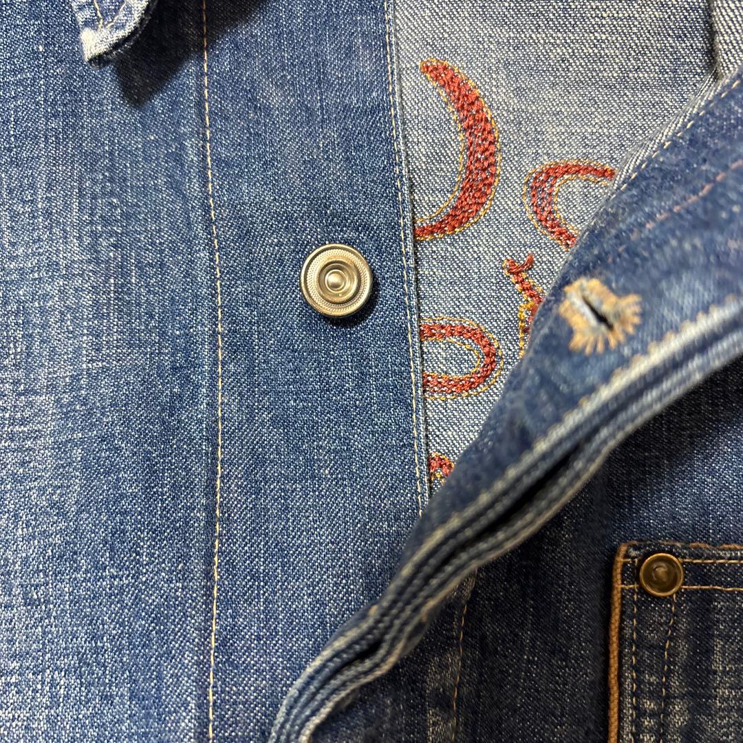 エイト 激レア デラックスウェア 刺繍デニムシャツ