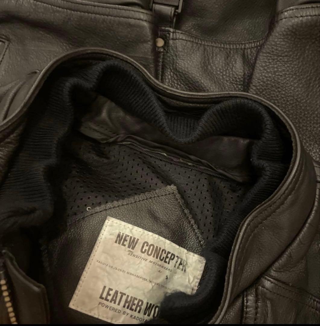ゆ*い様 KADOYA ニューコンセプター　 レザージャケット ライナー付