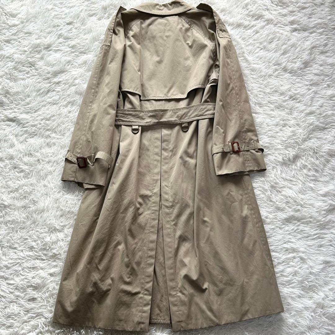 【美品】バーバリー　トレンチコート　メンズ　ライナー　ベルト付き　ベージュ　M