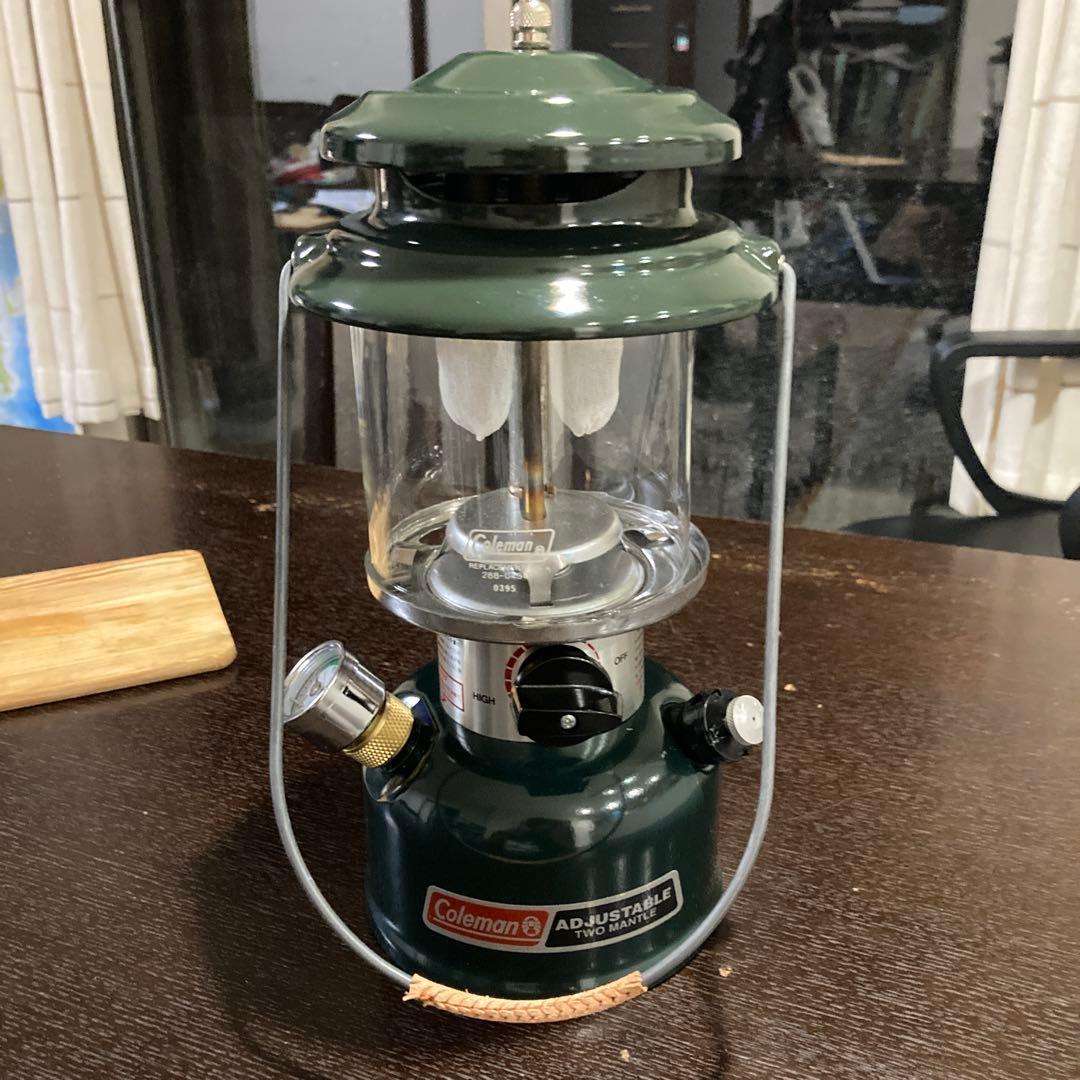 Coleman コールマン　ツーマントル　ガソリンランタン圧力計付き