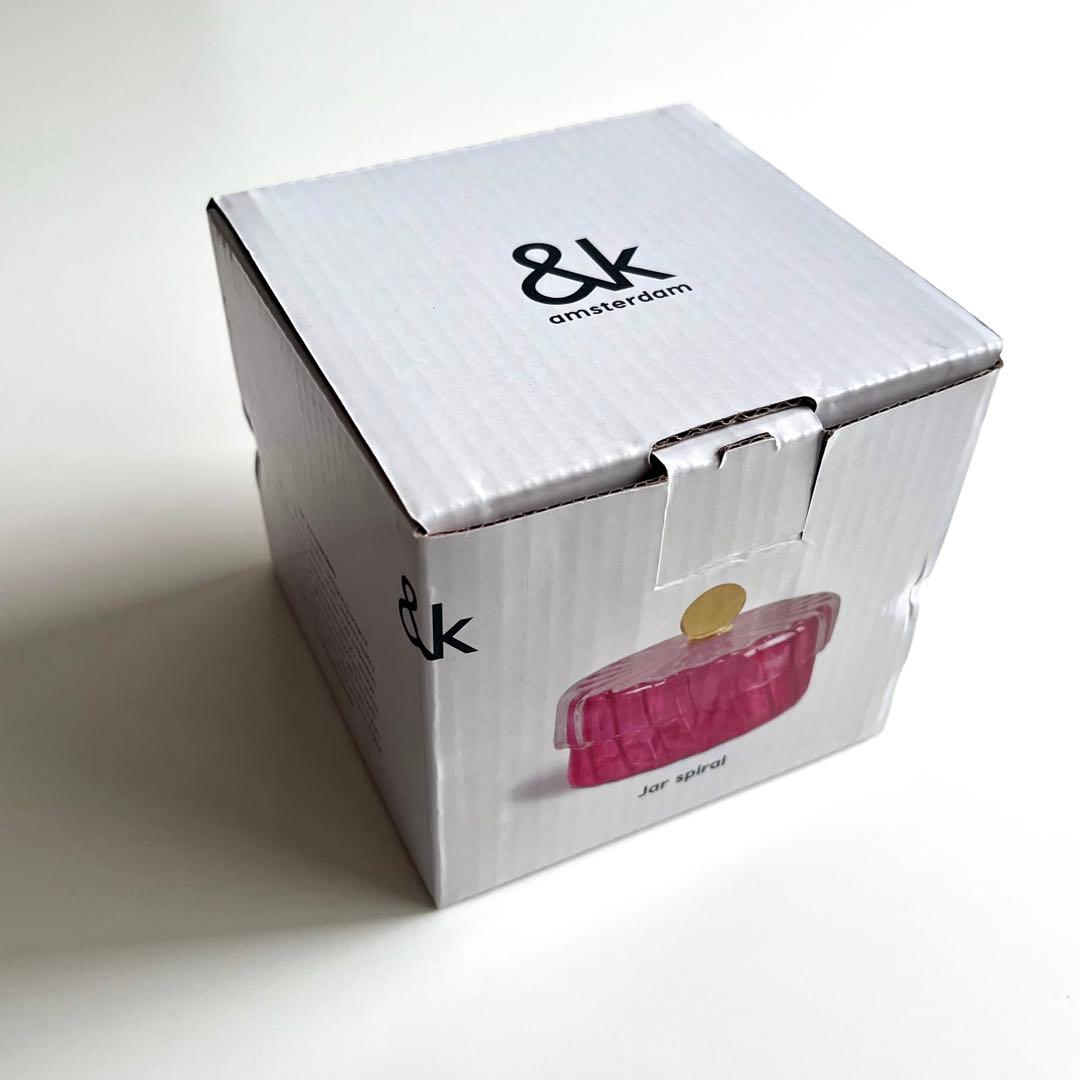 新品　箱付き　アンドケーアムステルダム　ジャー　キャニスター