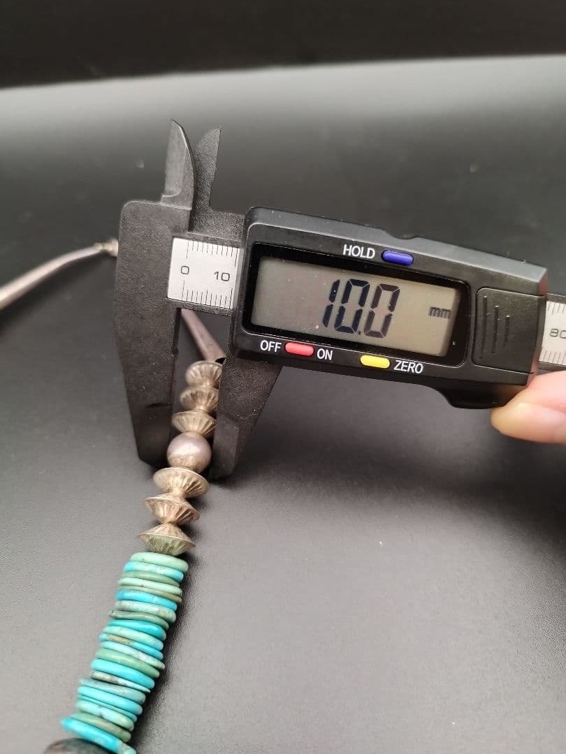 インディアンジュエリー◎ターコイズネックレス◎ナバホパール◎sterling