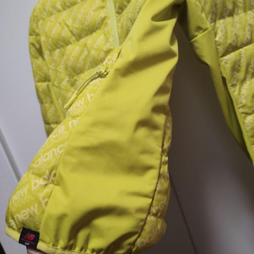 New Balance イエロー キルティングジャケット　ダウンジャケット