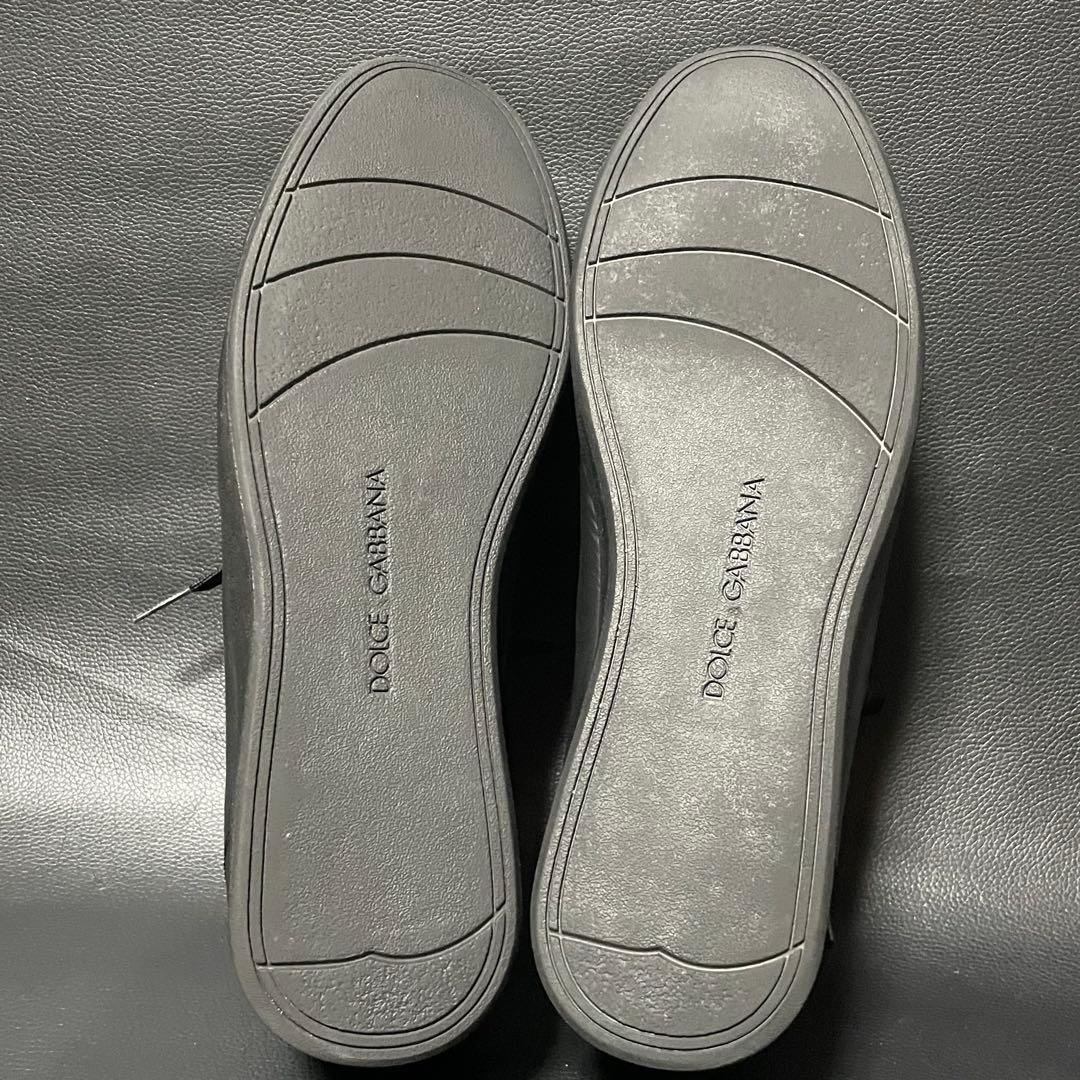 ドルチェアンドガッパーナ DOLCE＆GABBANAレザー スニーカー ブラック