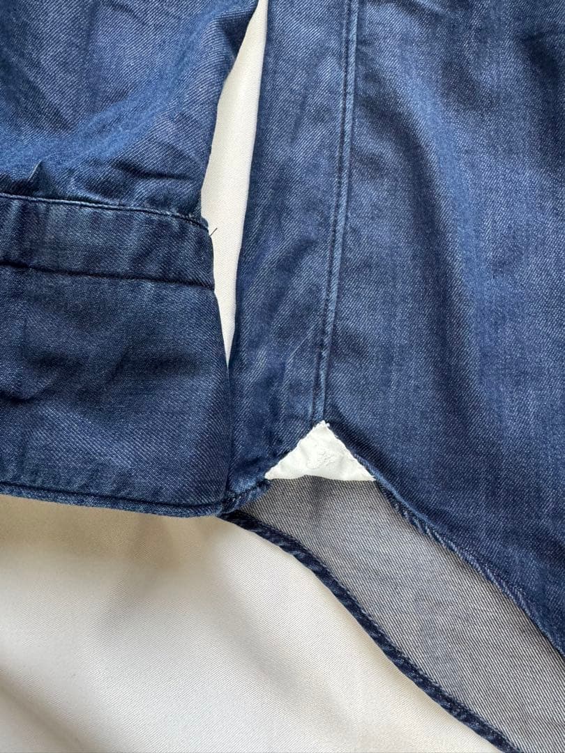 FINAMORE フィナモレ　デニムシャツ　サイズL