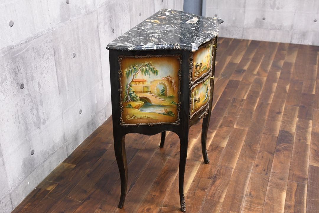 EAC18 サイン有 西洋クラシック サイドチェスト コンソールチェスト