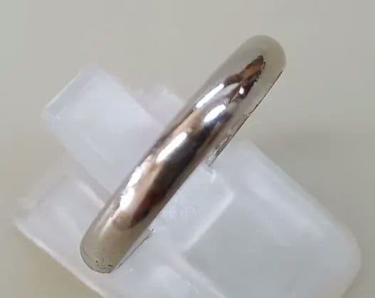 指輪　Pt1000　甲丸　プラチナ　リング