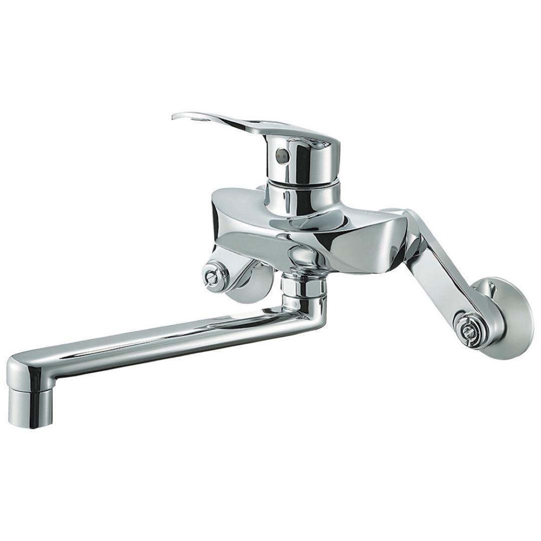 SANEI シングル混合栓 オールメッキ エコ 節約 K1712E2-13