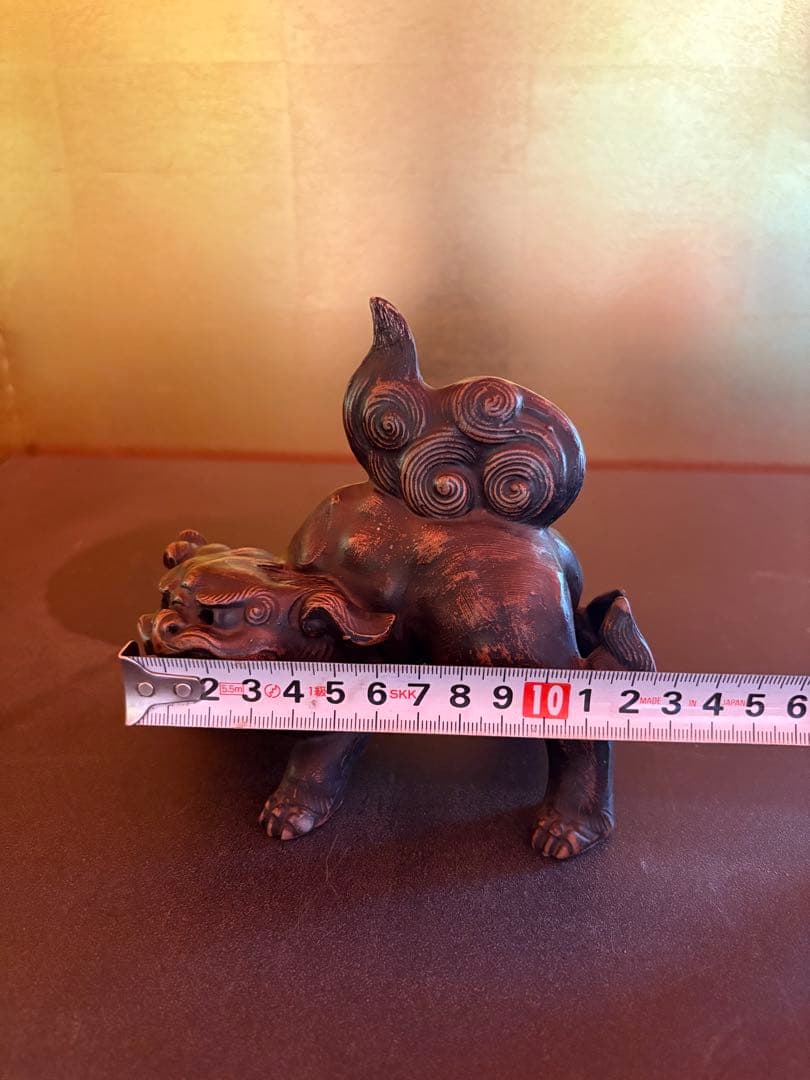 獅子　置物