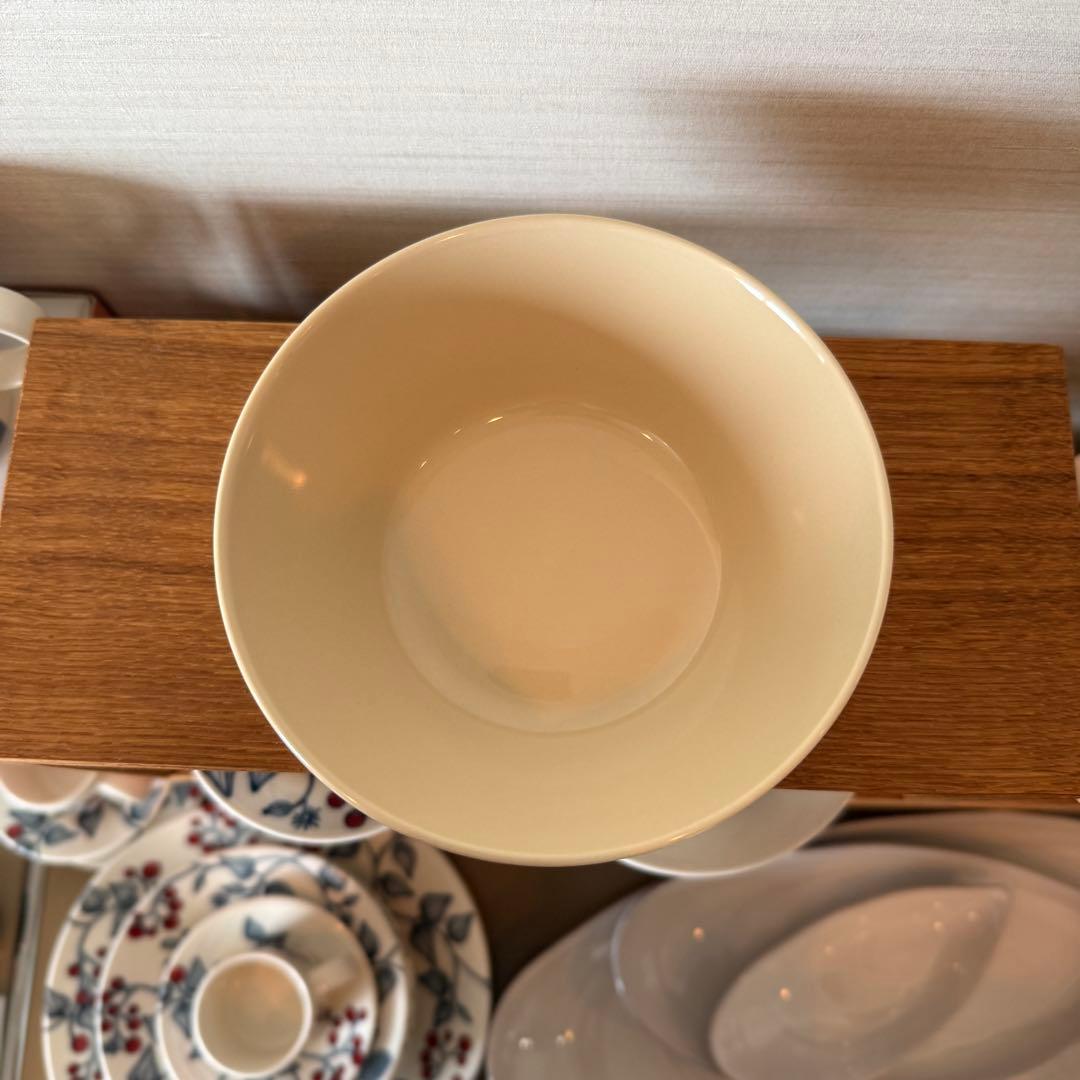 teema ティーマ ティーミ 廃盤 リネン ホワイト プレート ボウル 6点