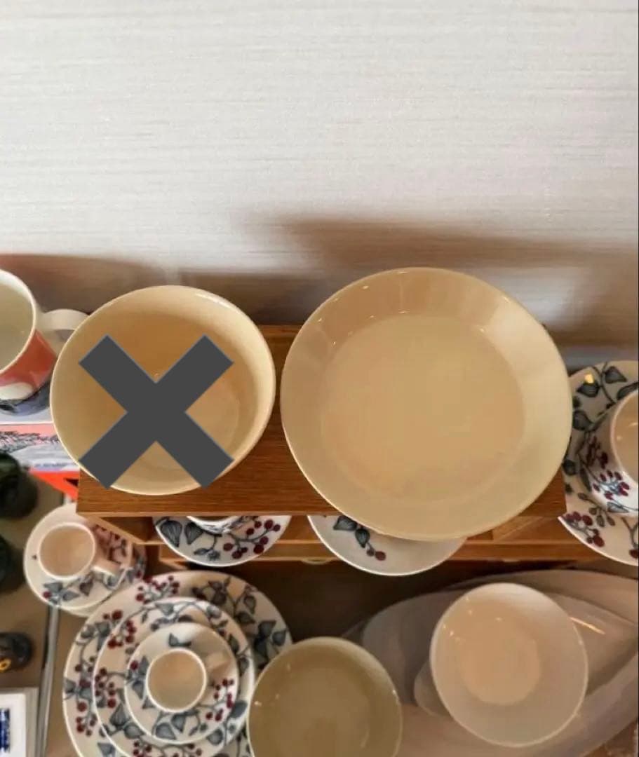 teema ティーマ ティーミ 廃盤 リネン ホワイト プレート ボウル 6点