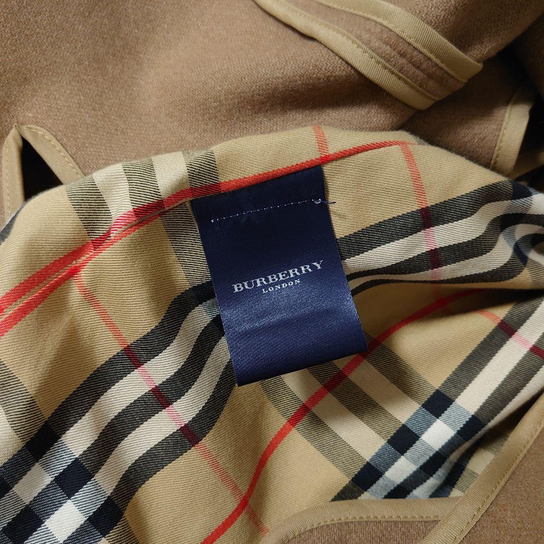 美品◆英国製 BURBERRY ステンカラーコート 玉虫色 48 ライナー付き
