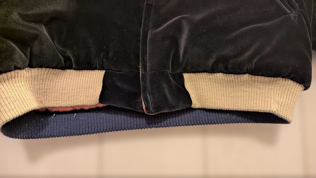 ぽ*が様 希少 テーラー 東洋 ALASKA M18427 スカジャン M ブラ