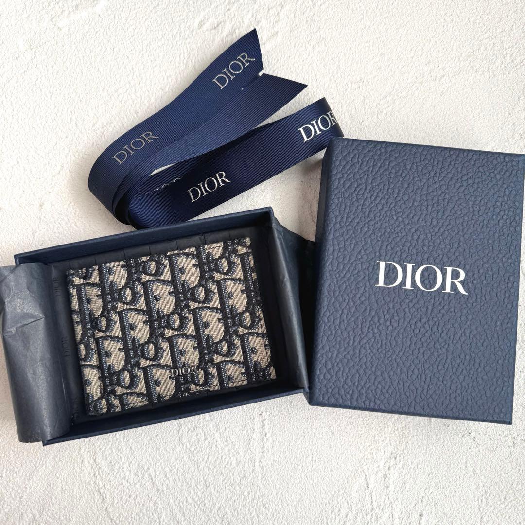 DIOR HOMME ディオール オブリーク ジャガード マネークリップ
