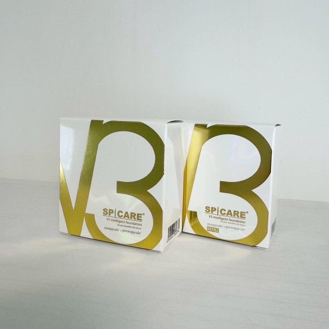 スピケアV3インテリジェントファンデーション★本体+詰替★ 正規品 ロット番号付