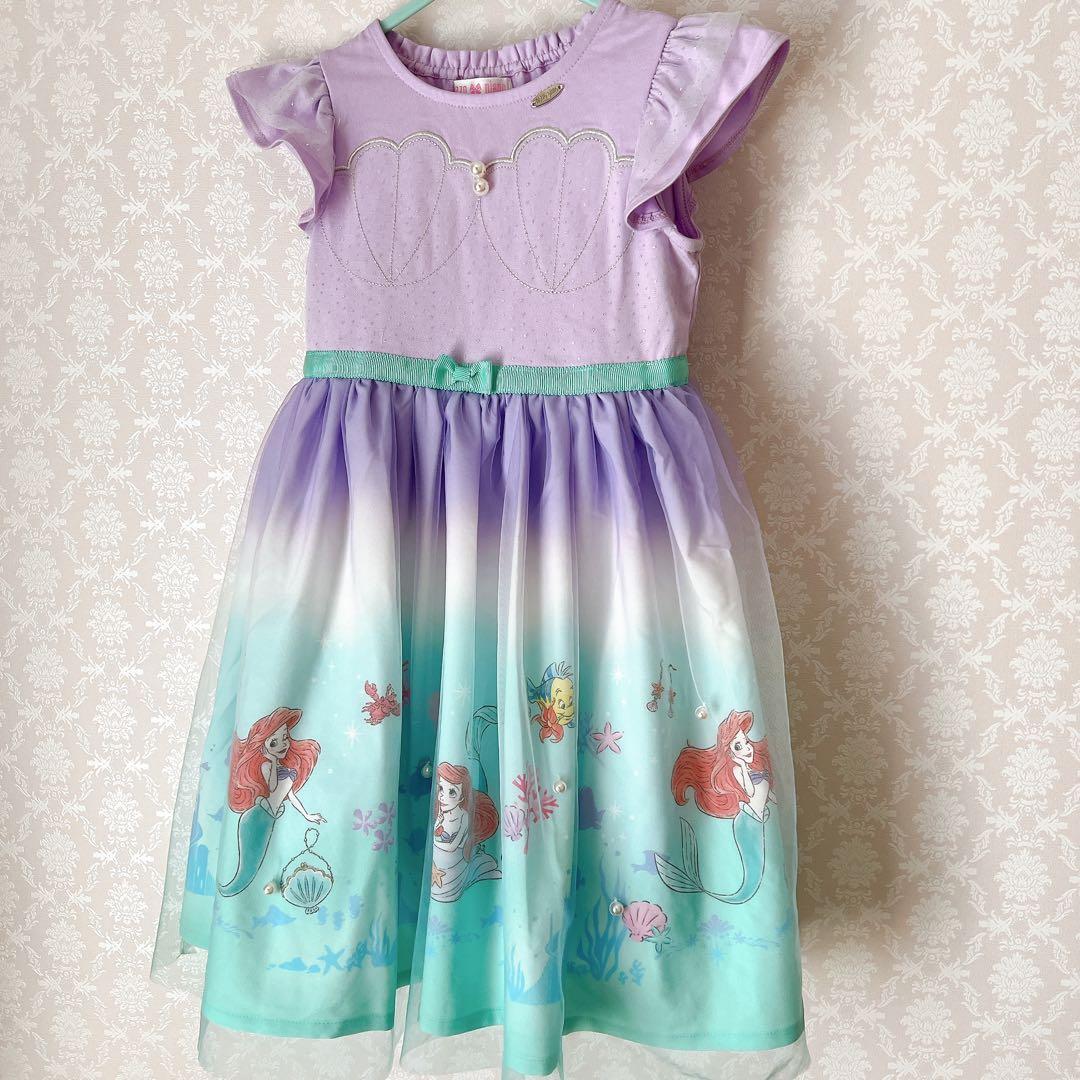メゾピアノ　Disneyアリエル　なりきりワンピース
