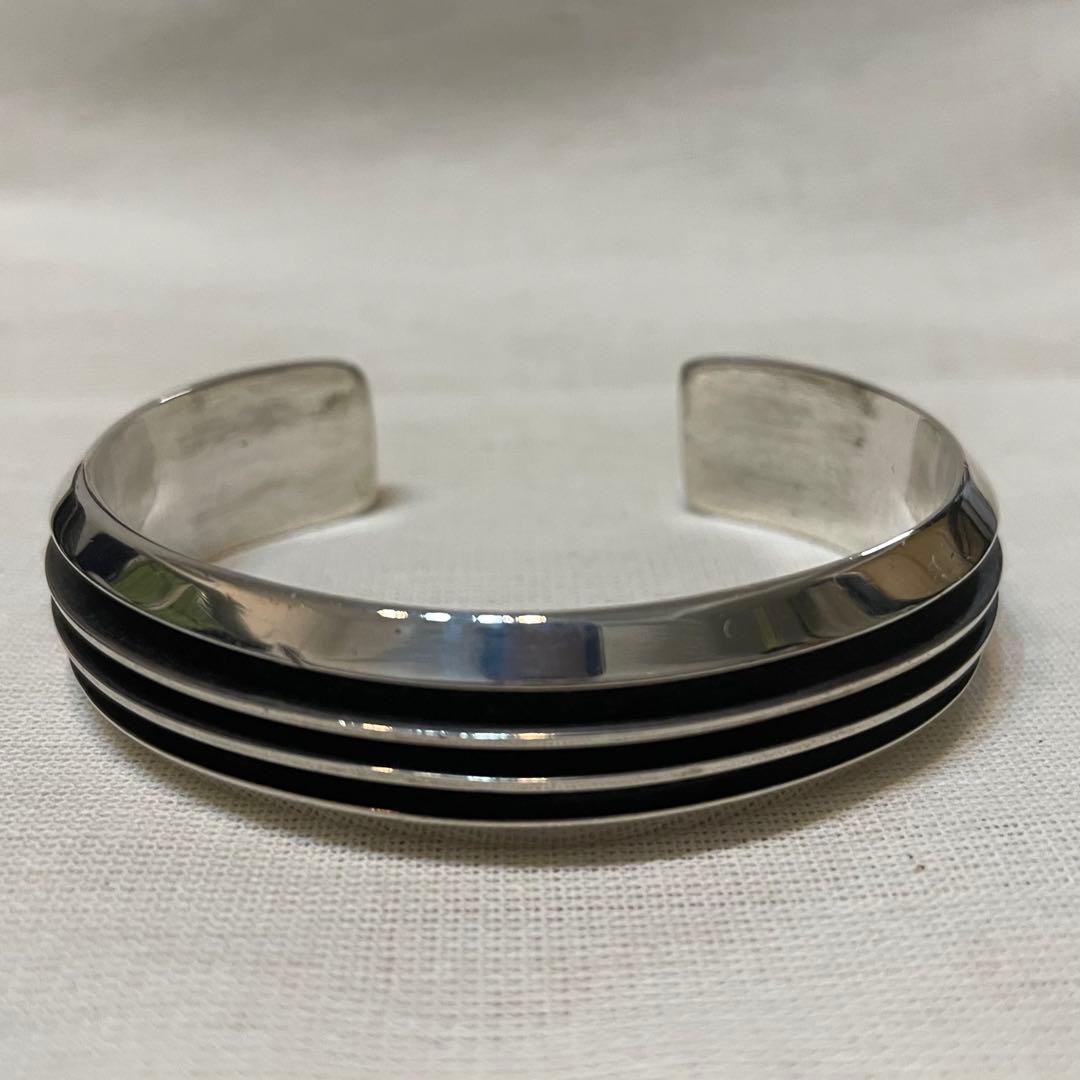 【TOM HAWK】トムホーク 3ライン バングル 16mm Navajoナバホ