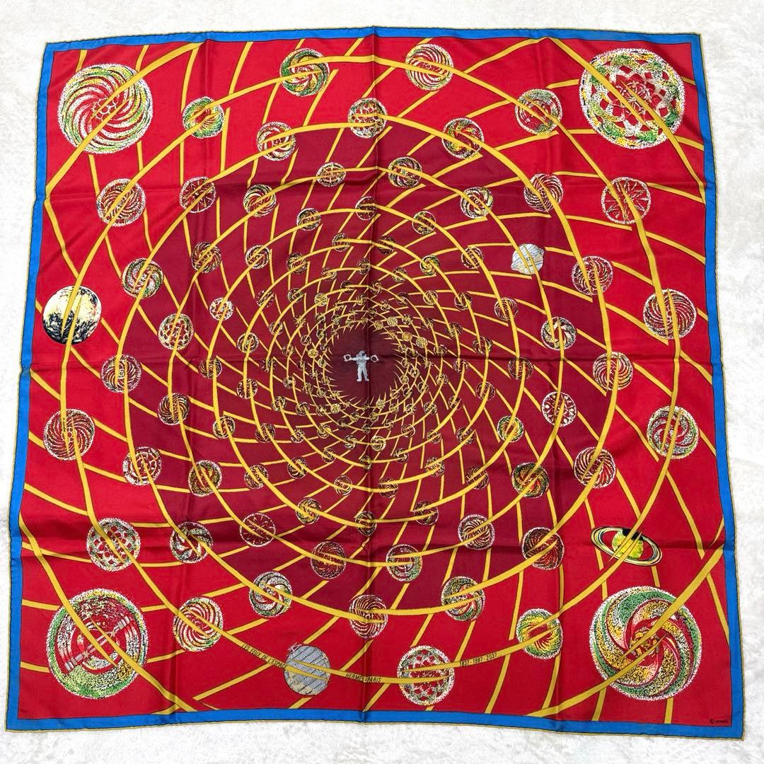 エルメス カレ90 Les feux de l’espace 宇宙の花火