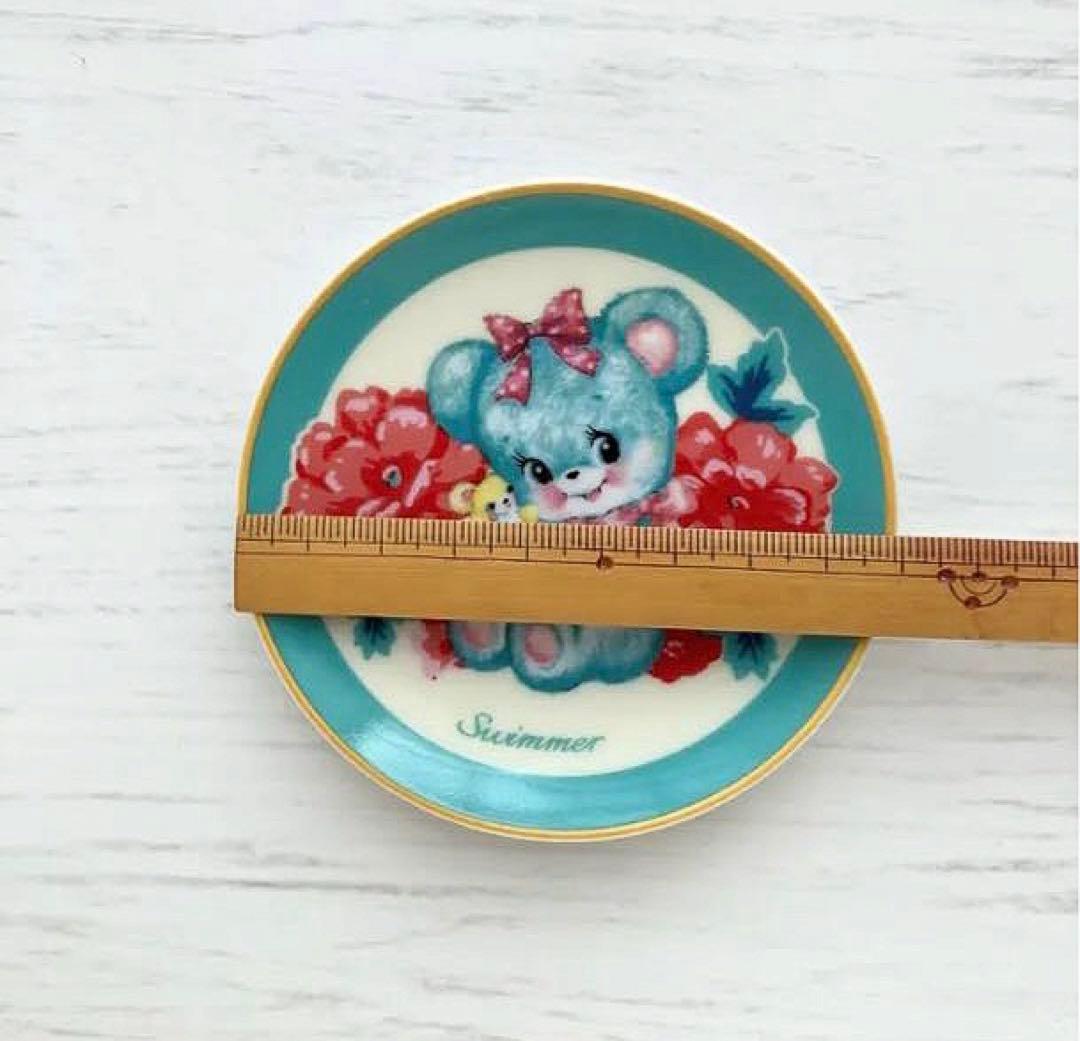 新品　SWIMMER スイマー 豆皿 9cmサイズ　熊　くま　クマ