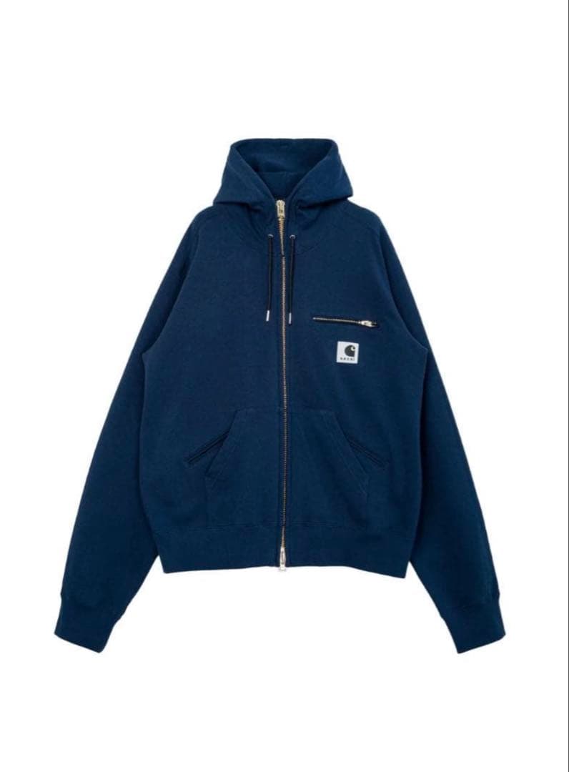sacai Carhartt Cotton Jersey Hoodie サイズ2
