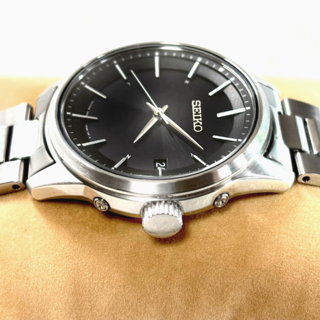 SEIKO ソーラー電波 SBTM255 7B24-0BR0ブラック 超美品