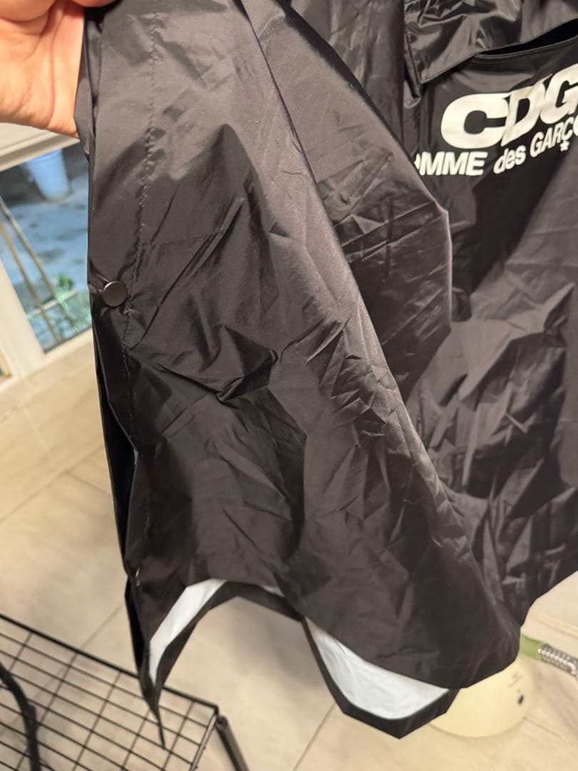 COMME des GARÇONS ブラック レインコート