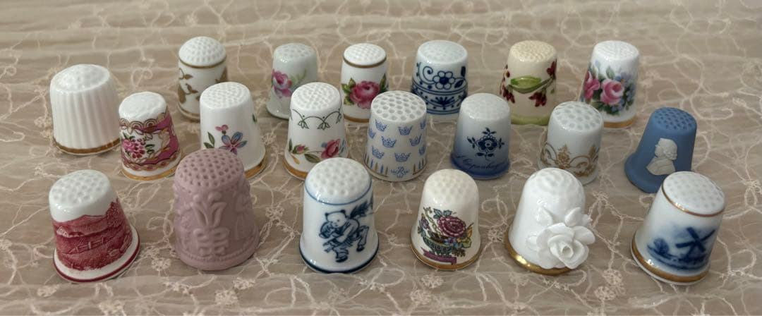 世界の名窯のシンブルコレクションWGPH シンブル　指貫　リヤドロ　オオクラ　他