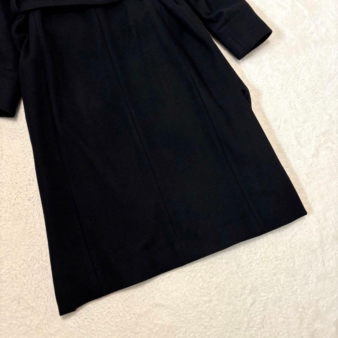 juha(ユハ) Belted Over Coat M ブラック