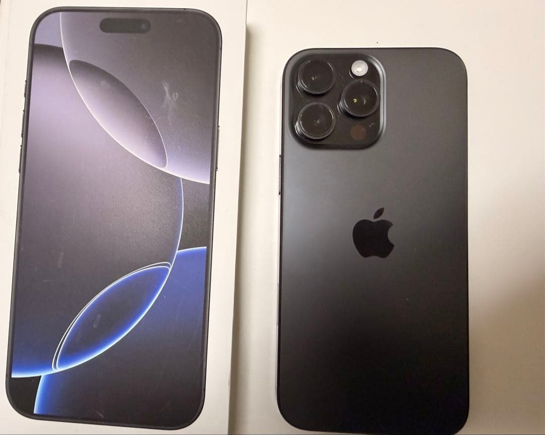 iPhone16ProMAX 256GB ブラックチタニウム