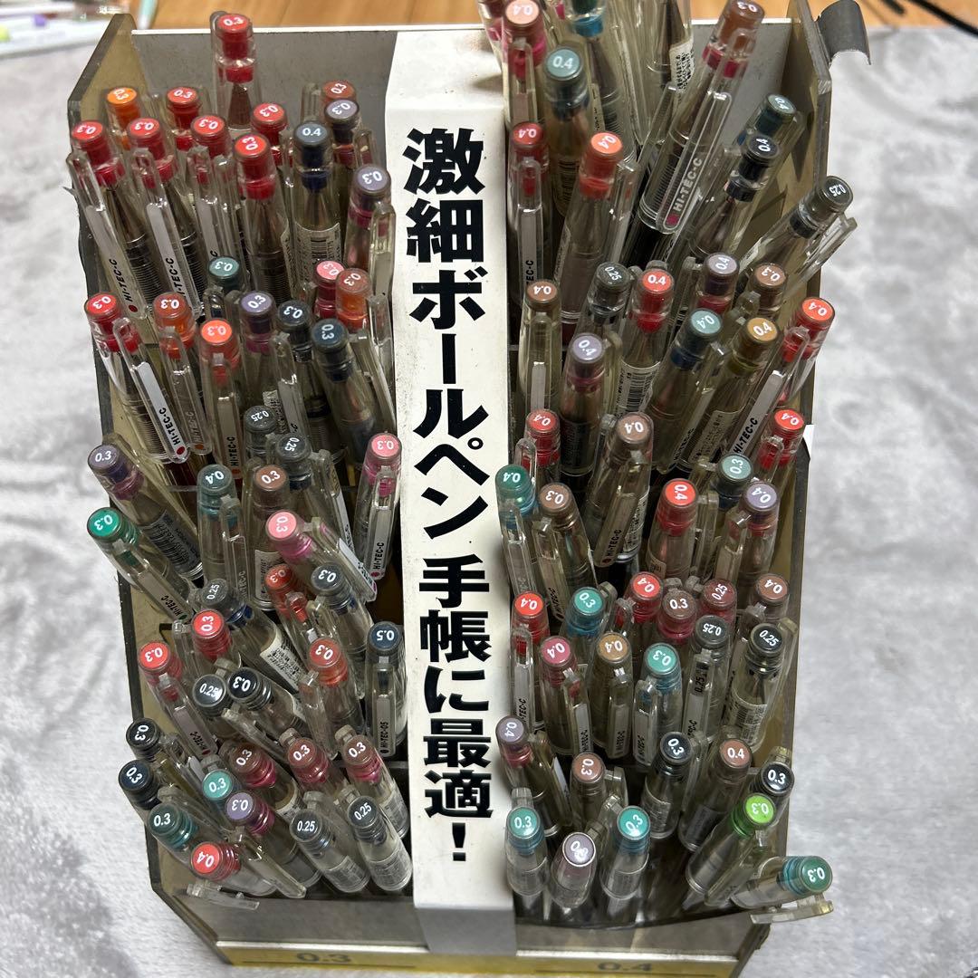 HI-TEC-C ボールペン 什器 まとめ売り レア 廃盤