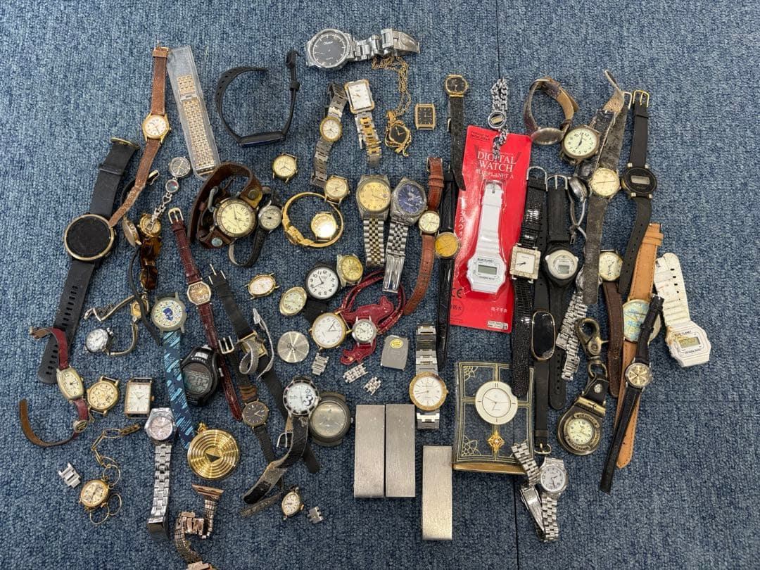 時計セット アナログ・デジタルジャンク品山