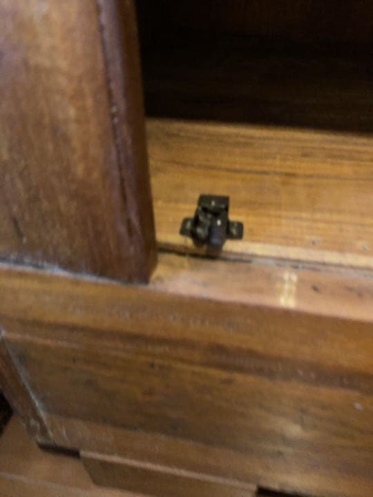 アンティーク　鏡付　洋服タンス