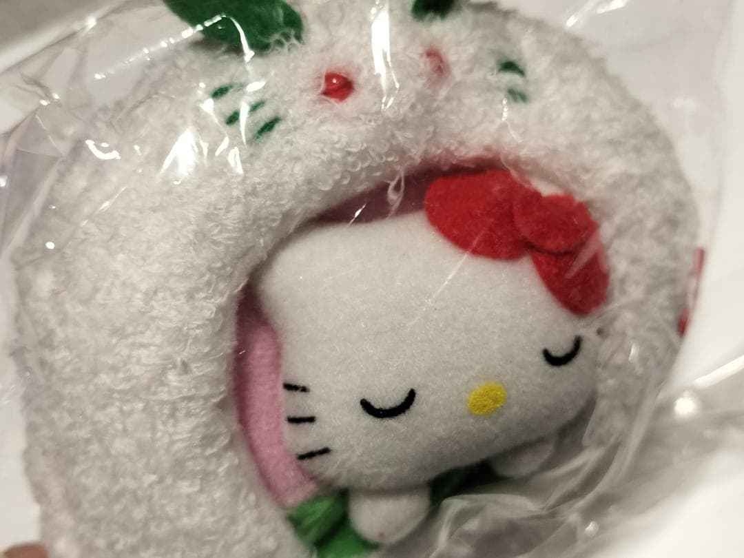 平成レトロ　未使用　ハローキティ ぬいぐるみ　キーホルダー 2008年