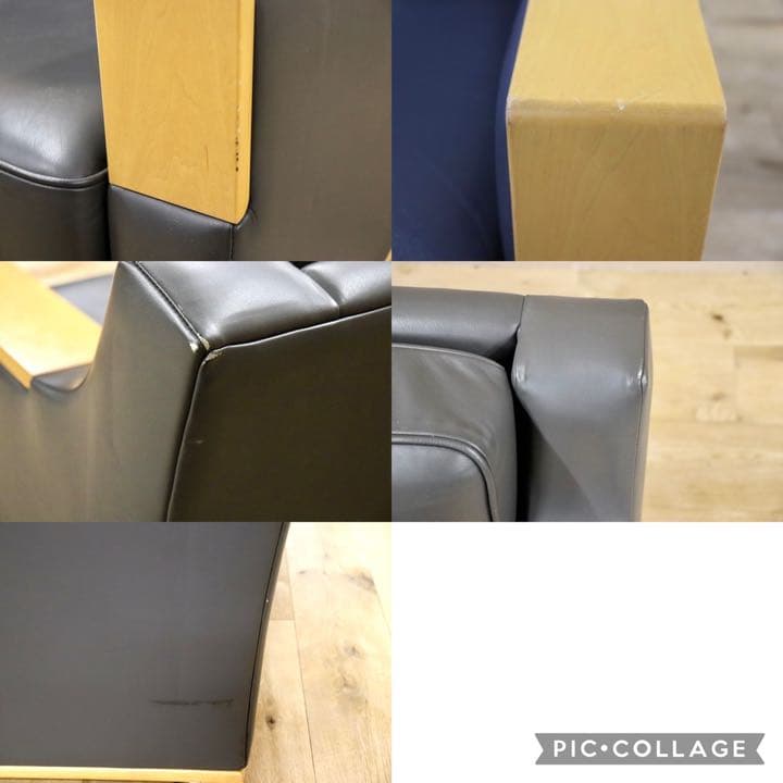 GMFK254○応接ソファ 2人掛けソファ ラブソファ 2シーター 本革 メー