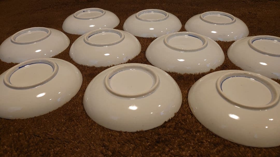 古伊万里　伊万里　染付　豆皿　菓子皿 １０客